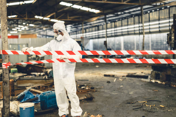 Professional Infectious Disease Decontamination technician working in Lake Saint Louis, MO